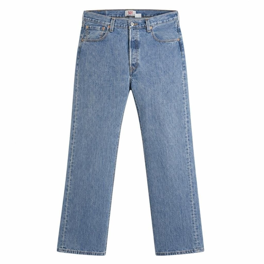 Levi's 501 Jeans Mens 36x34 Blue Straight Leg‎ Denim Button Fly Grunge Cowboy